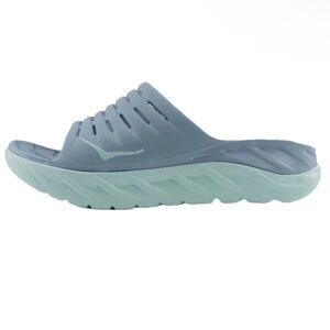 Hoka Blue and Light Green Sandals
